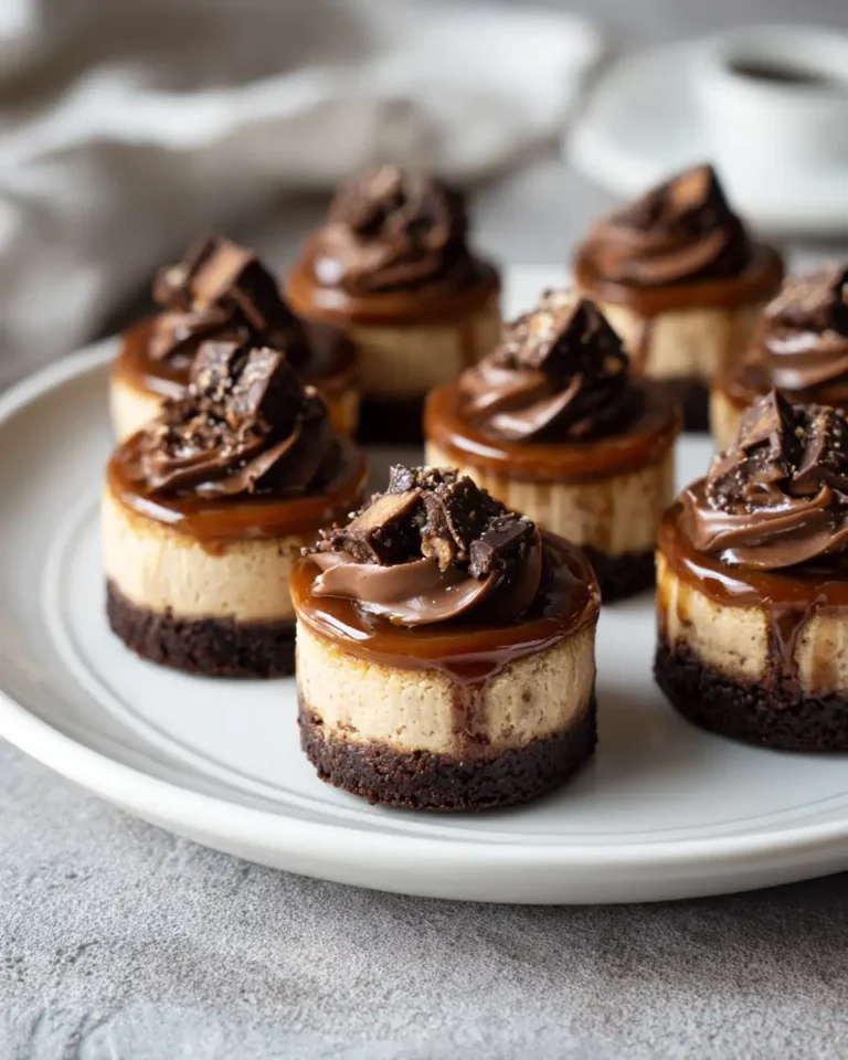 Indulge in Decadence with Mini Chocolate Caramel Cheesecakes - Featured Image