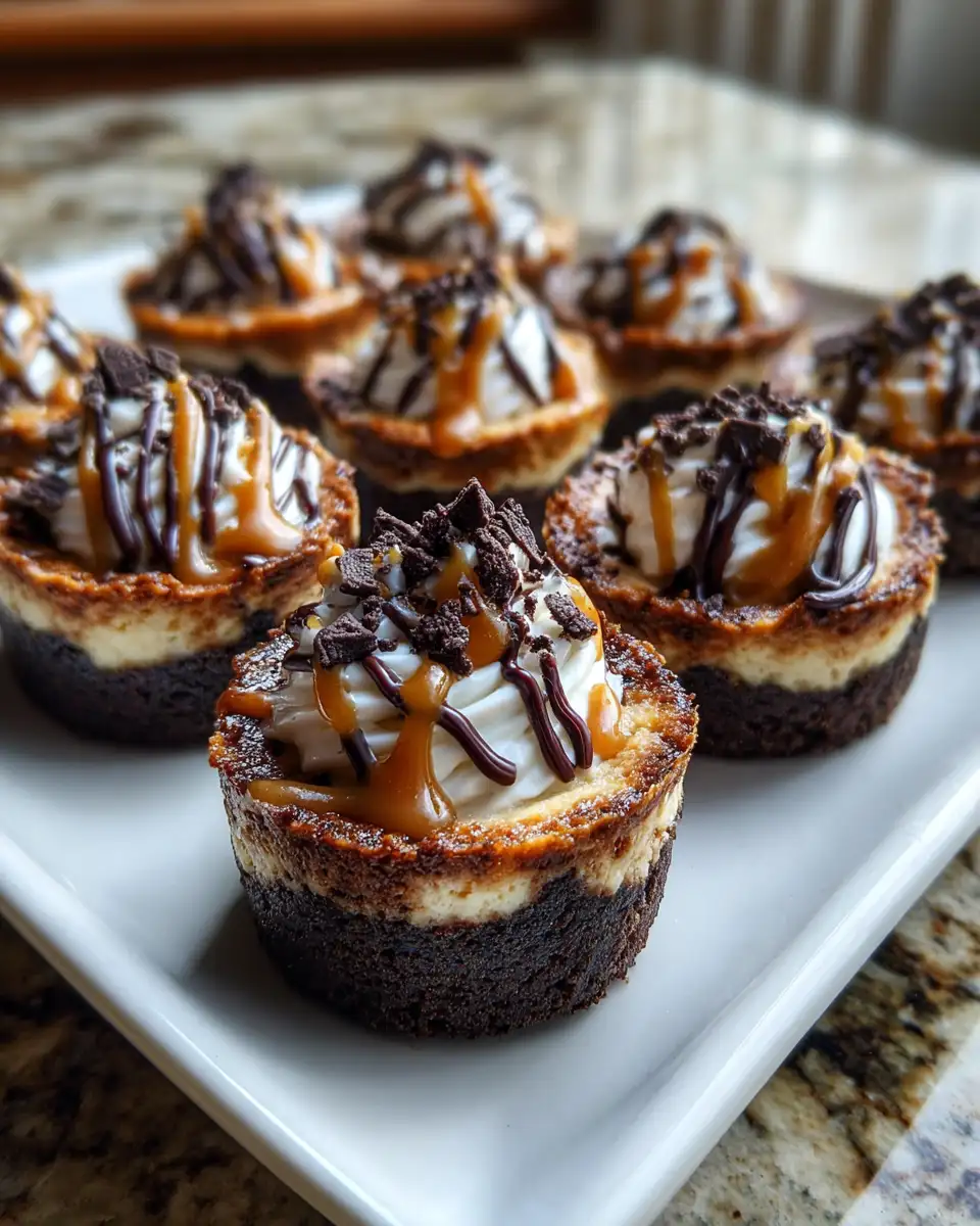 Irresistibly Delicious Mini Oreo Caramel Cheesecakes to Satisfy Your Sweet Tooth - Featured Image