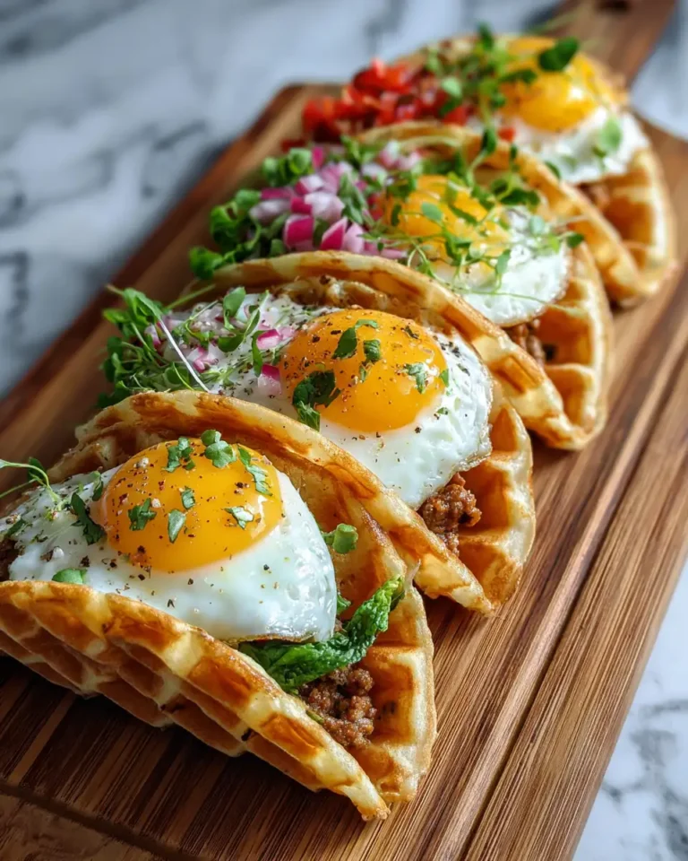 Mini Sausage and Egg Waffle Tacos Ready in Just 15 Minutes - Featured Image