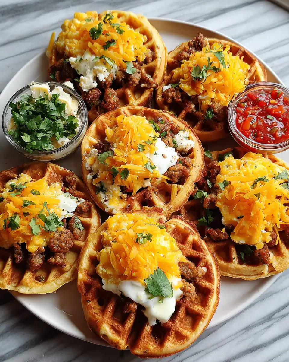 Mini Sausage and Egg Waffle Tacos Ready in Just 15 Minutes 4 Ingredients for Mini Sausage and Egg Waffle Tacos Ready in Just 15 Minutes