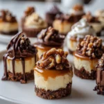 Irresistible Mini Turtle Caramel Cheesecakes: Bite-Sized Bliss - Featured Image
