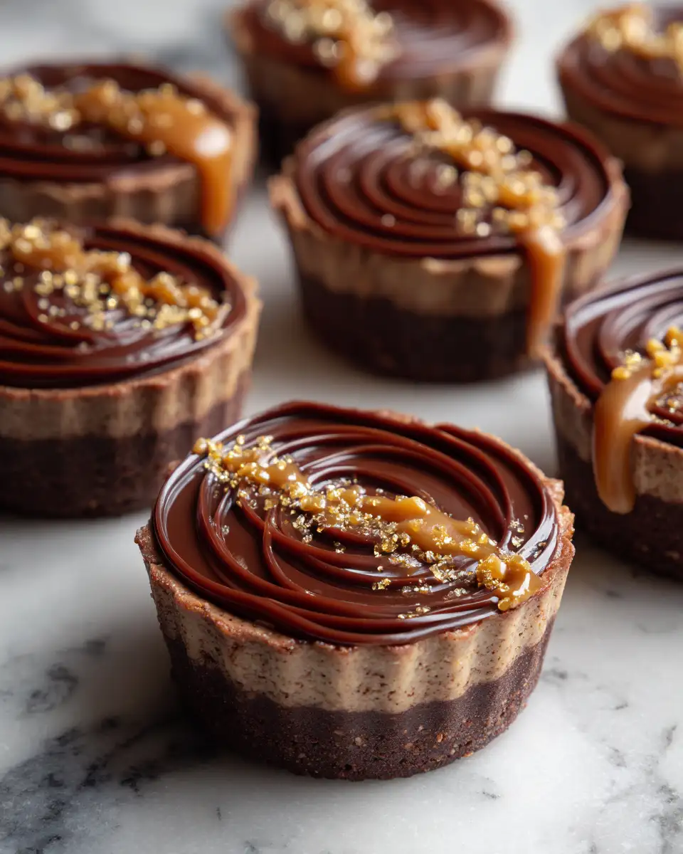 Final dish - Irresistible Indulgence: No-Bake Chocolate Caramel Cheesecake Bites
