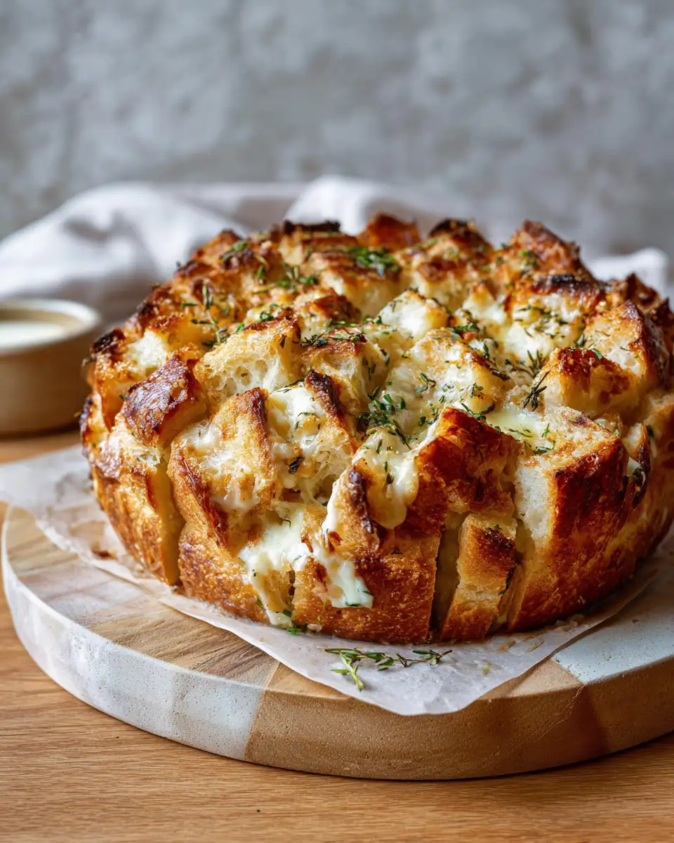 Irresistible Pull-Apart Sourdough with Creamy Brie Delight - Featured Image