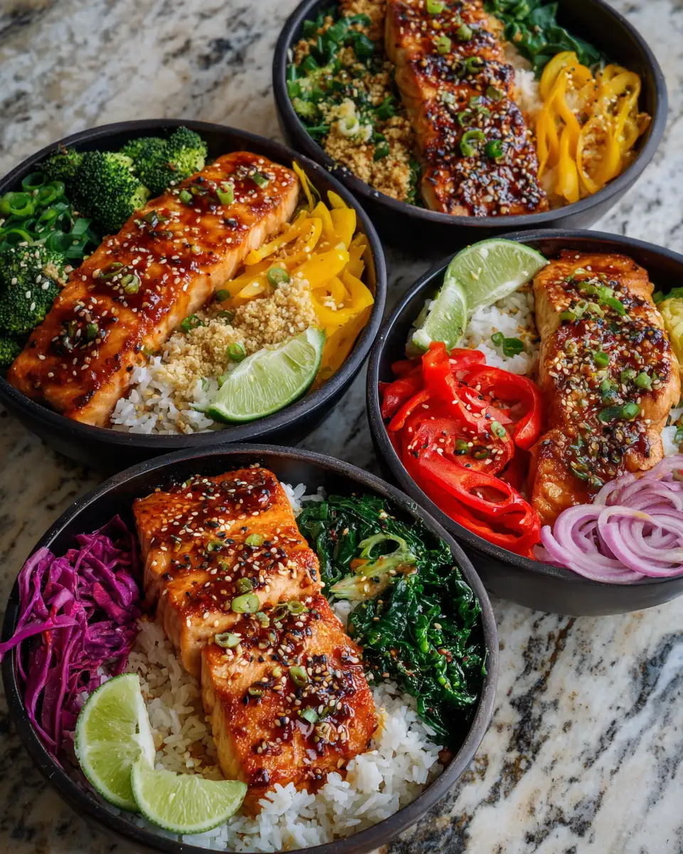 Ingredients for Savor the Flavor: Sweet Chili Salmon Bowls for a Delightful Dinner