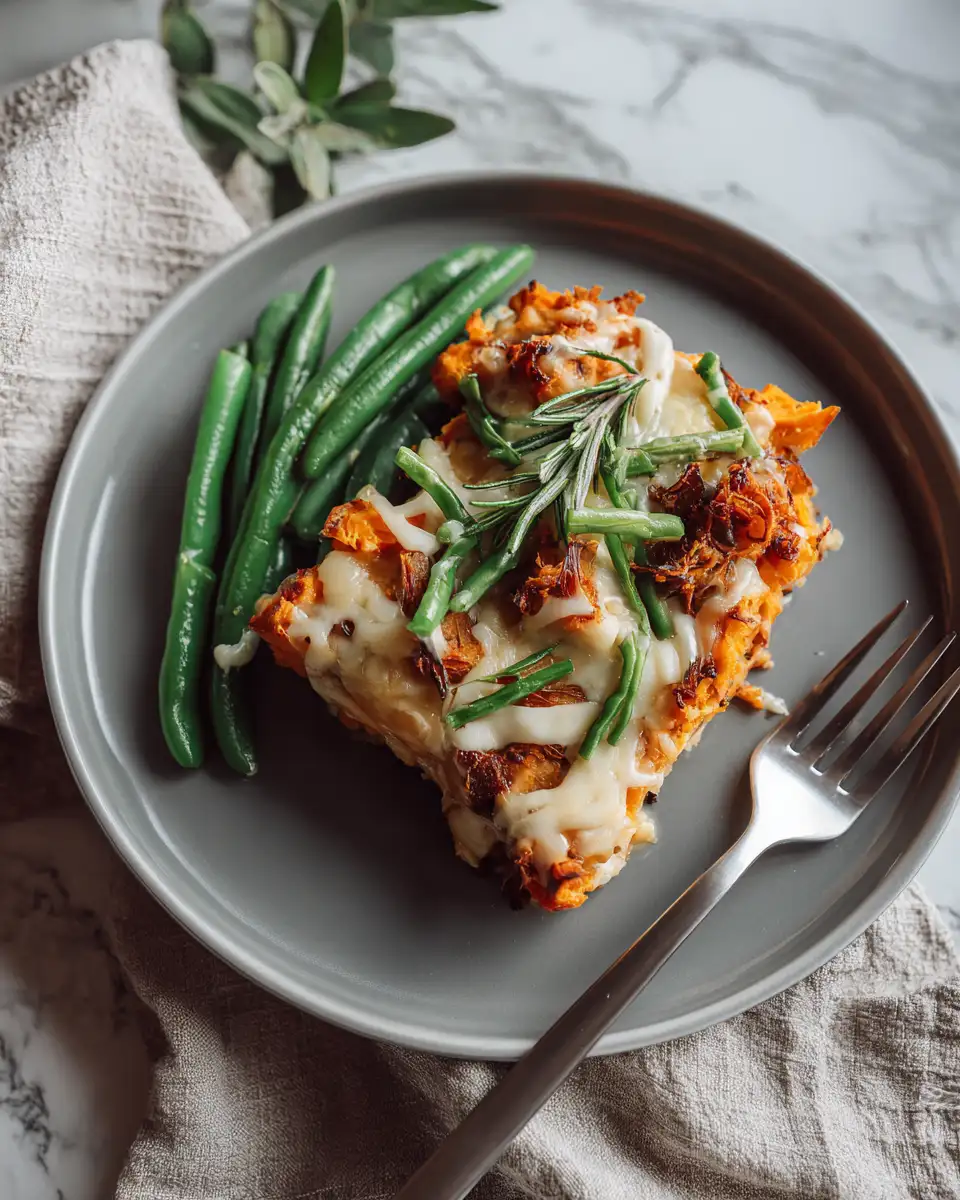 Delight Your Taste Buds with a Sweet Potato & Green Bean Tray Bake Sensation - Featured Image