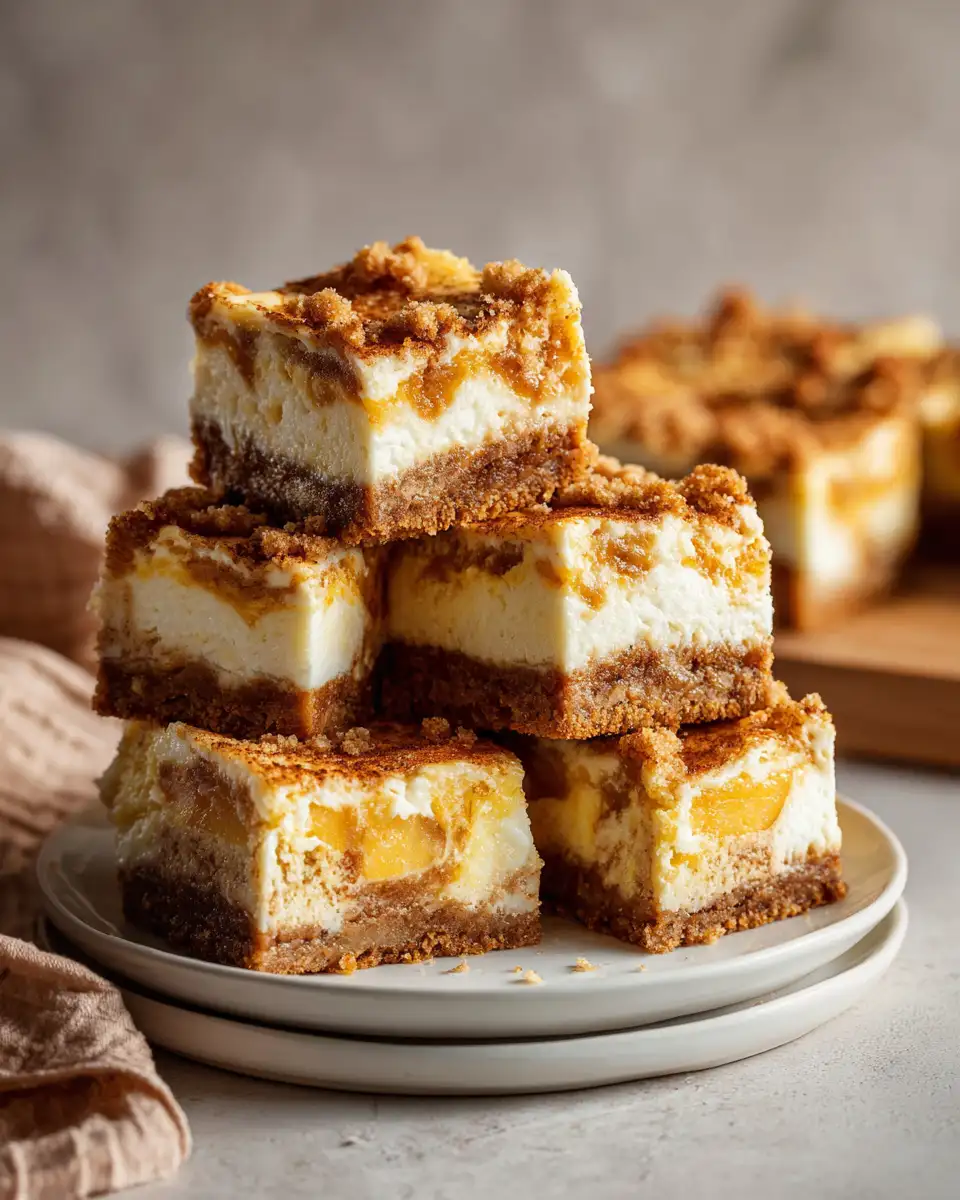 Indulge in Fall Flavors with Apple Cinnamon Cheesecake Crumb Bars - Featured Image