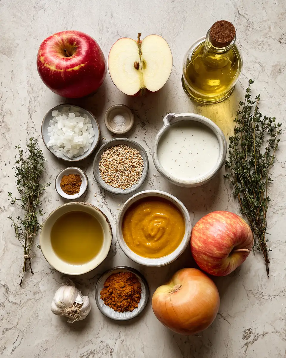Cozy Up with a Bowl of Apple Pumpkin Soup Delight 4 Ingredients for Cozy Up with a Bowl of Apple Pumpkin Soup Delight