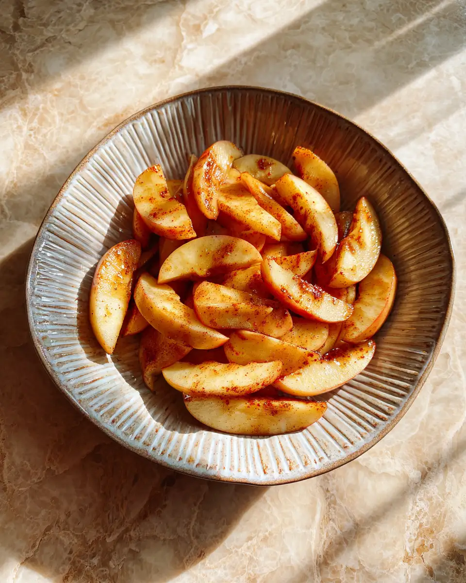 Final dish - Irresistibly Easy Baked Apple Slices for a Cozy Fall Treat