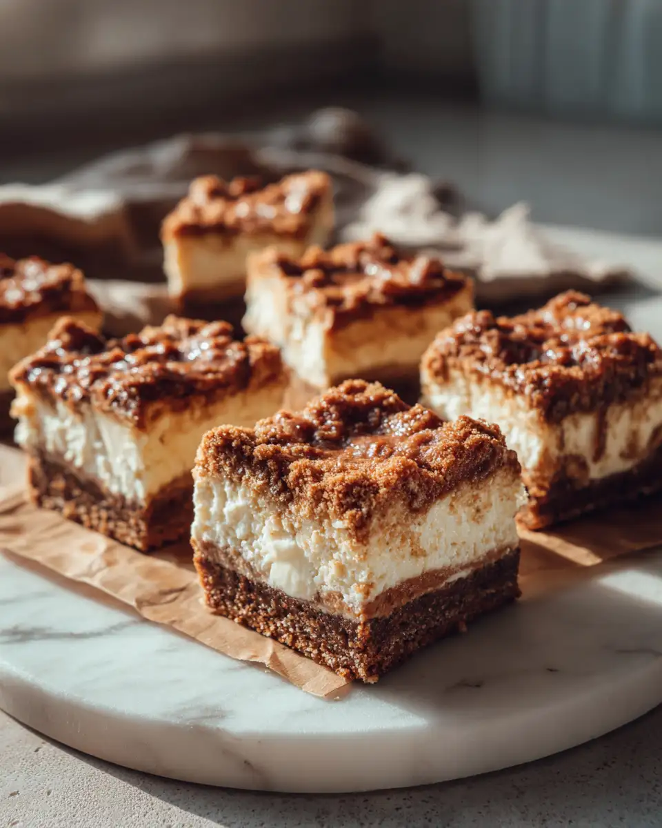 Decadent Biscoff White Chocolate Cheesecake Bars That Will Wow Your Taste Buds - Featured Image