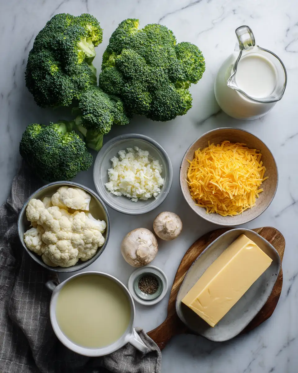 Creamy Comfort in a Bowl: The Ultimate Broccoli Cheddar Soup Experience 4 Ingredients for Creamy Comfort in a Bowl: The Ultimate Broccoli Cheddar Soup Experience