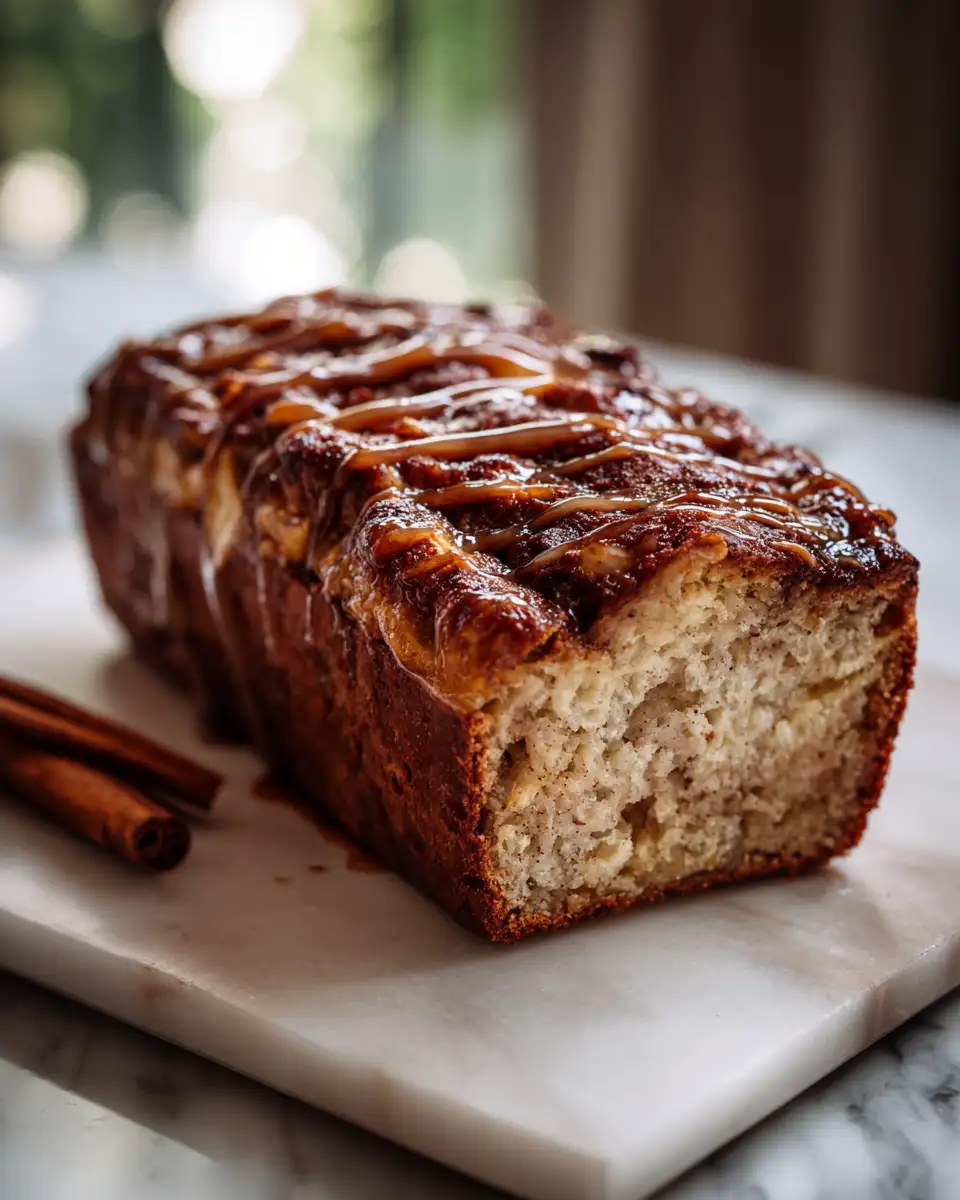 Final dish - Decadent Fall Flavors: Indulge in Brown Butter Apple Cinnamon Loaf