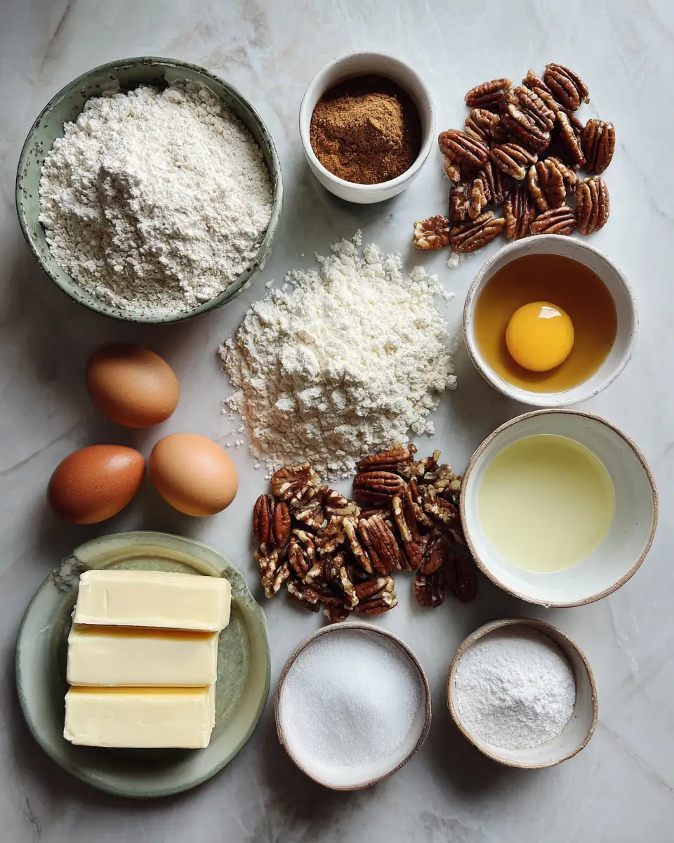 Ingredients for Irresistible Brown Butter Maple Pecan Cookies: A Sweet Symphony of Flavors