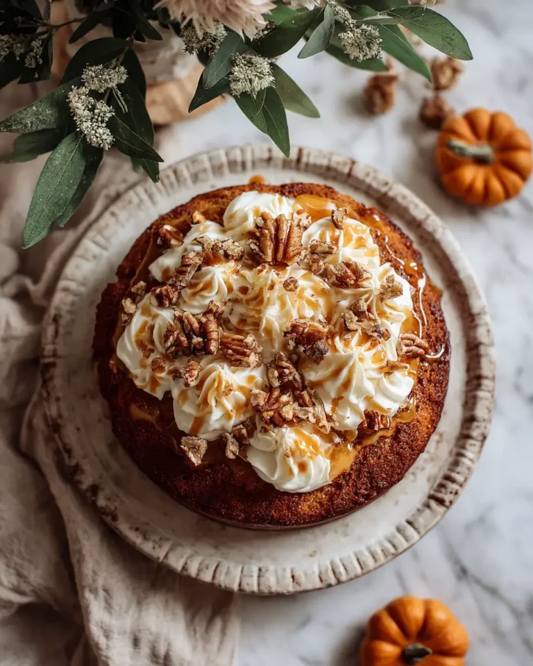 Decadent Delights: Brown Butter Maple Pumpkin Cake Magic - Featured Image