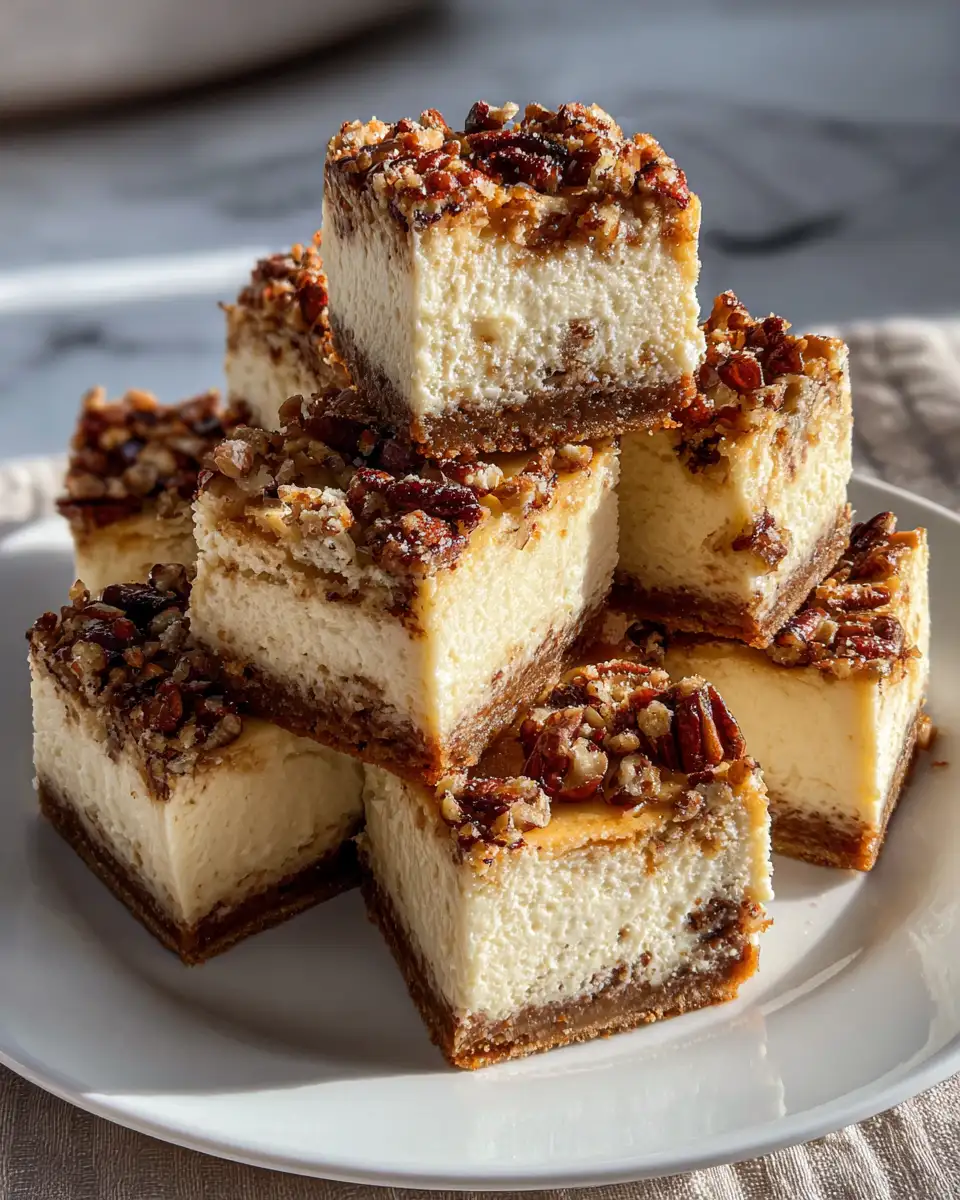 Irresistible Brown Butter Pecan Cheesecake Bars That Will Steal the Dessert Spotlight - Featured Image