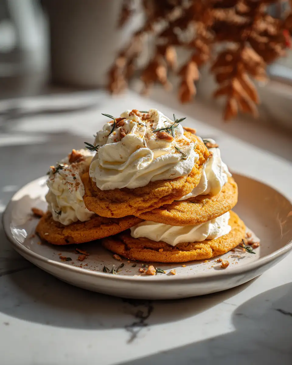 Indulge in Autumn Bliss with Brown Butter Pumpkin Cheesecake Cookies 6 Final dish - Indulge in Autumn Bliss with Brown Butter Pumpkin Cheesecake Cookies