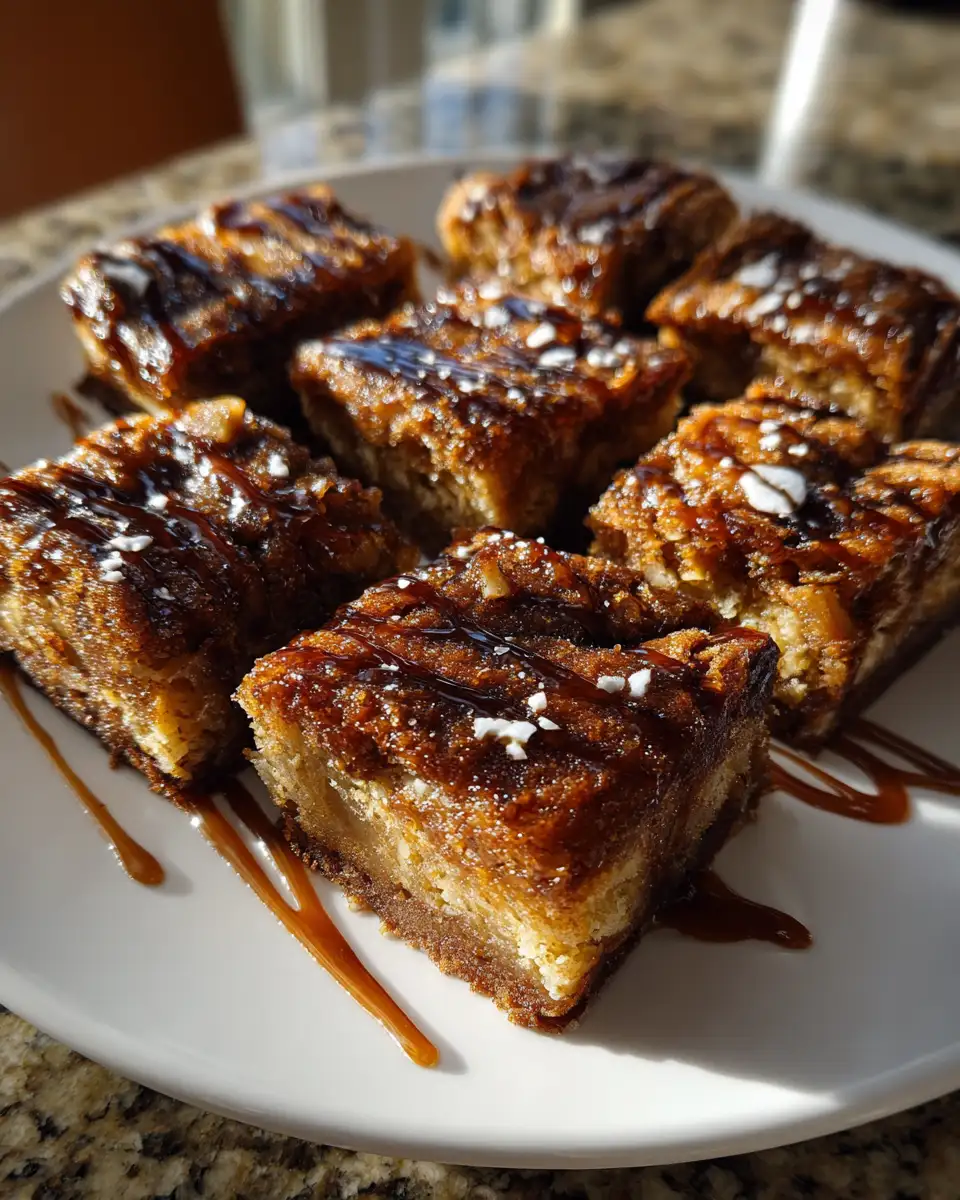 Final dish - Irresistibly Sweet: Brown Sugar Cinnamon Apple Blondies Delight