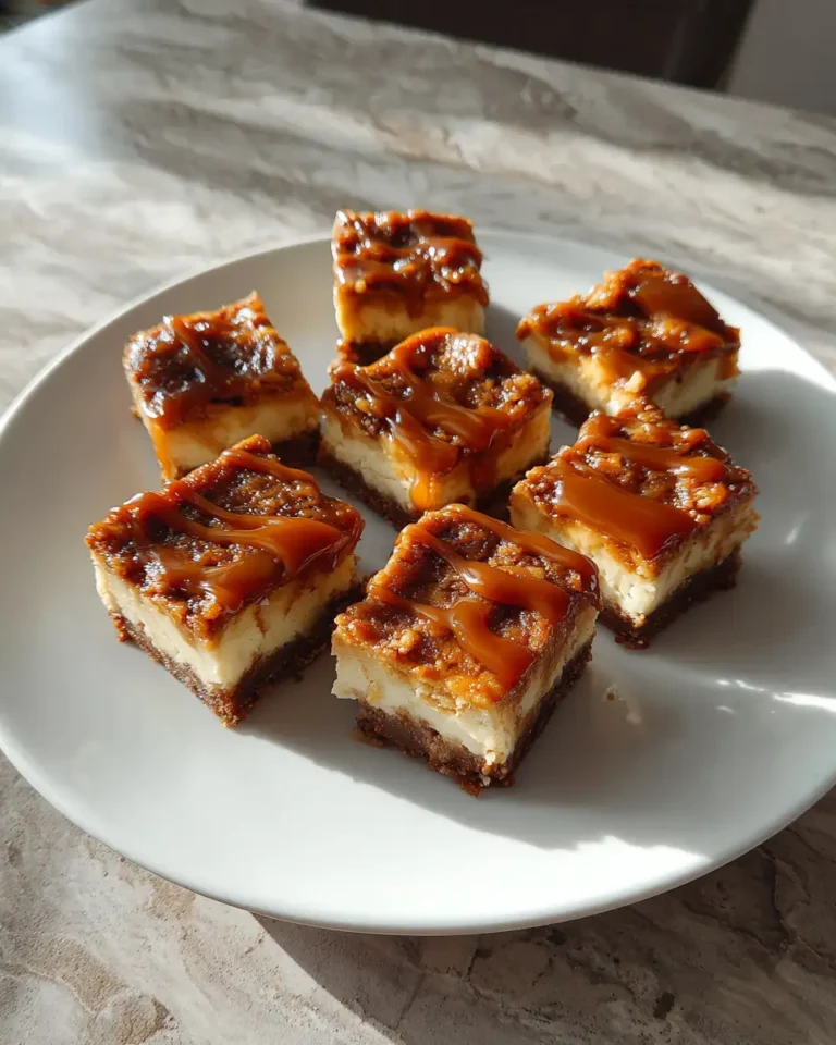 Decadence in Every Bite: Caramel Apple Cheesecake Bars Delight - Featured Image