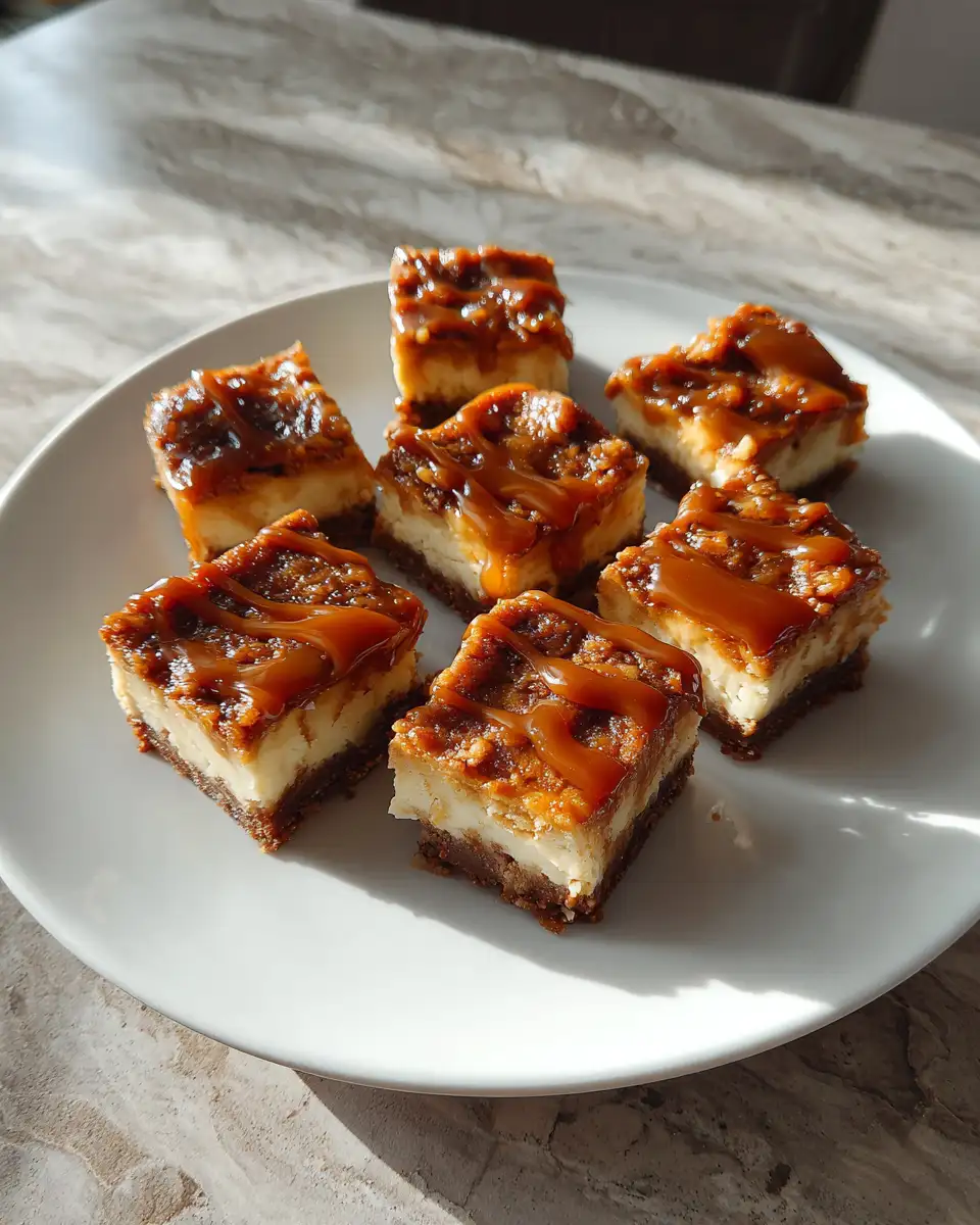 Decadence in Every Bite: Caramel Apple Cheesecake Bars Delight - Featured Image