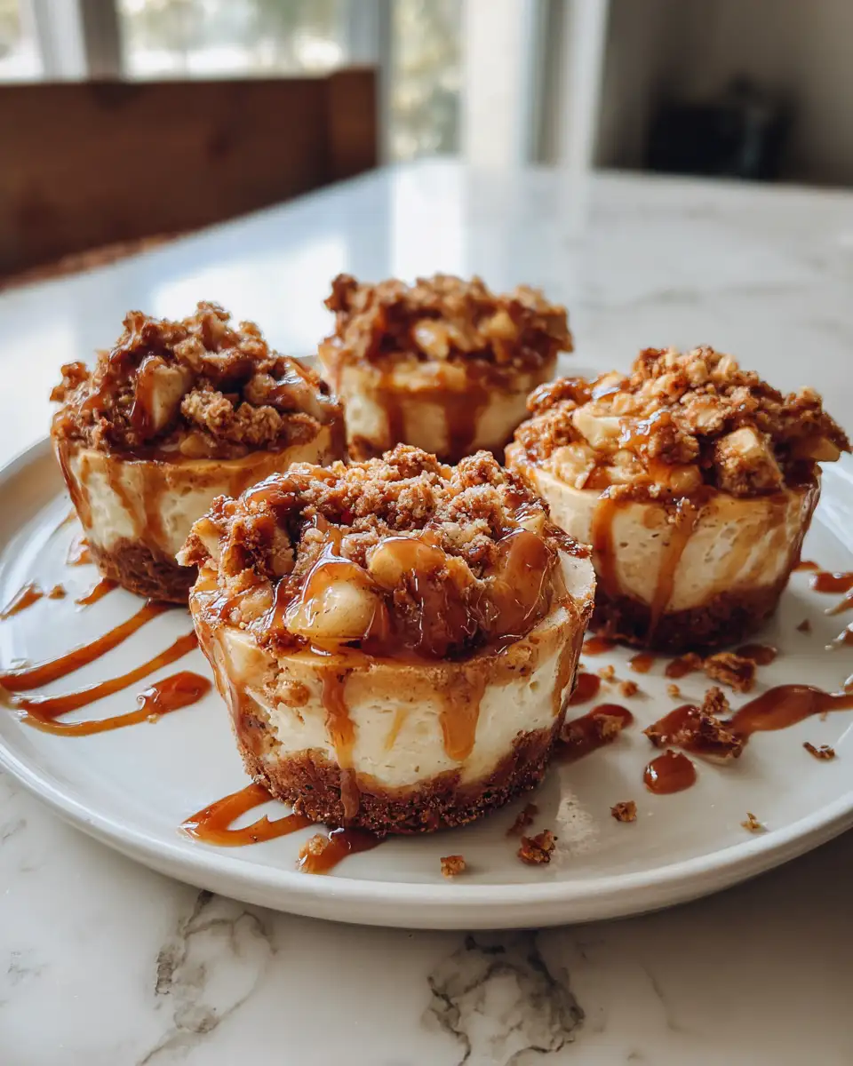 Irresistible Caramel Apple Cheesecake Crumble Cups for Fall Indulgence 6 Final dish - Irresistible Caramel Apple Cheesecake Crumble Cups for Fall Indulgence