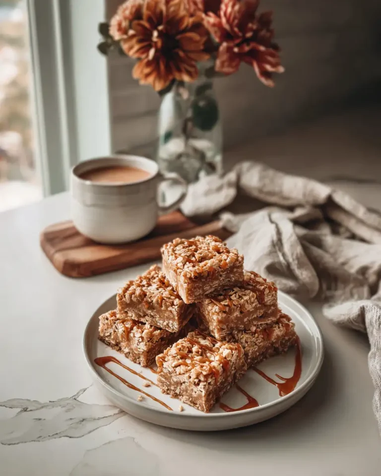 Indulge in Autumn Bliss with Caramel Apple Oatmeal Crumble Bars - Featured Image