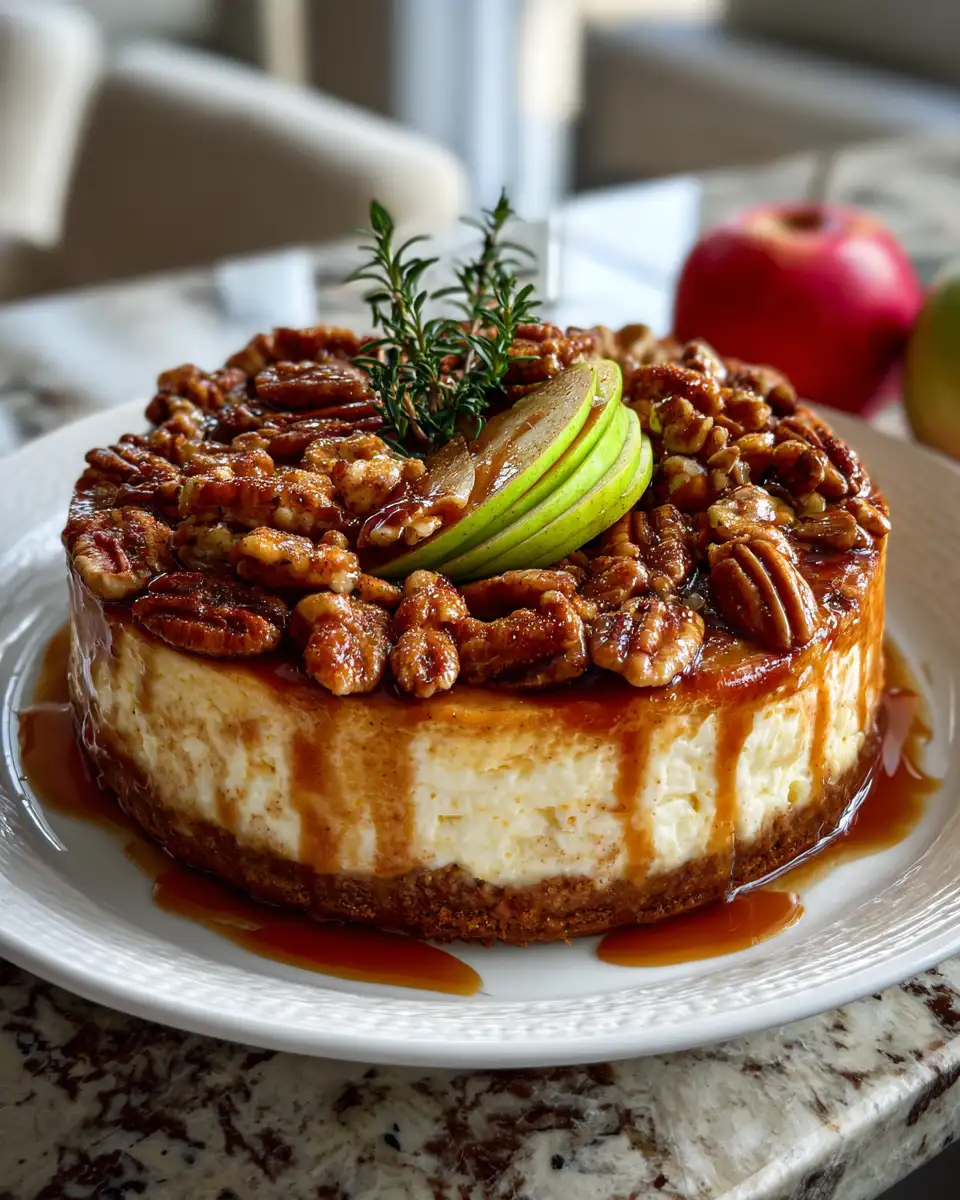 Indulge in Autumn Bliss with Irresistible Caramel Pecan Apple Cheesecake Bars 6 Final dish - Indulge in Autumn Bliss with Irresistible Caramel Pecan Apple Cheesecake Bars