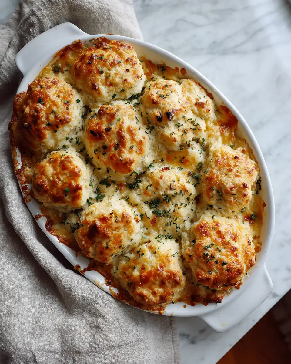 Cheesy Garlic Chicken Biscuit Bake: The Ultimate Comfort Food Delight - Featured Image