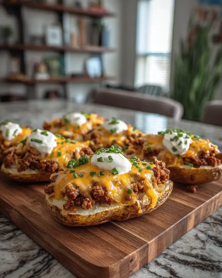 Cheesy Ground Beef Potato Boats: A Comfort Food Dream Come True - Featured Image