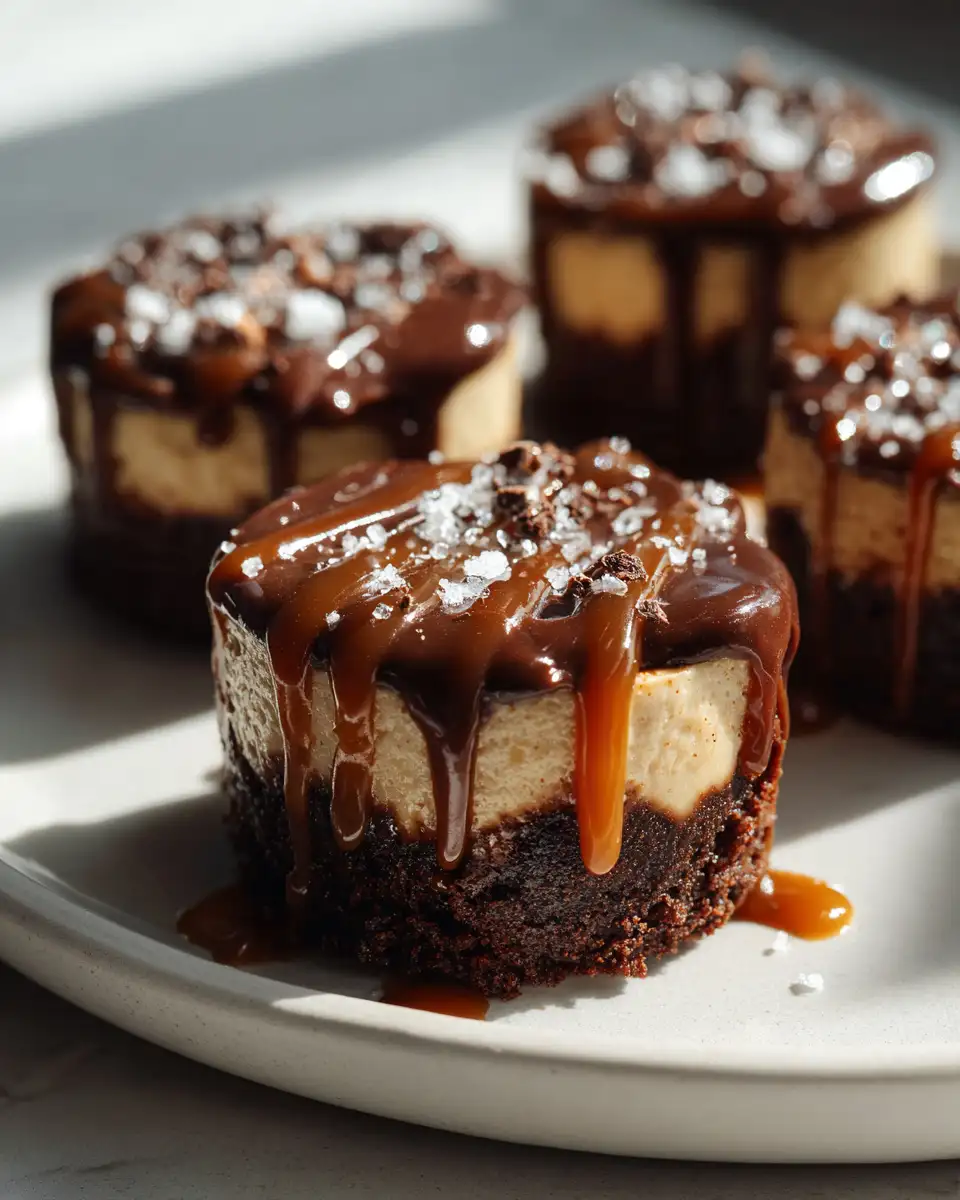 Decadent Chocolate Caramel Brownie Cheesecake Cups to Satisfy Your Sweet Tooth - Featured Image
