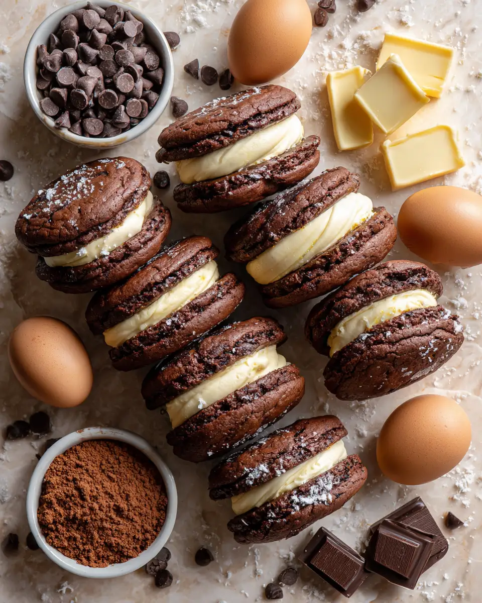 Decadent Delight: Chocolate Fudge Brownie Cookie Sandwiches You Can't Resist 4 Ingredients for Decadent Delight: Chocolate Fudge Brownie Cookie Sandwiches You Can't Resist