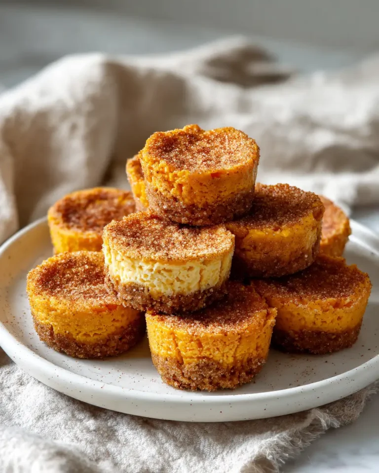 Irresistible Cinnamon Sugar Pumpkin Cheesecake Bites to Spice Up Your Fall - Featured Image