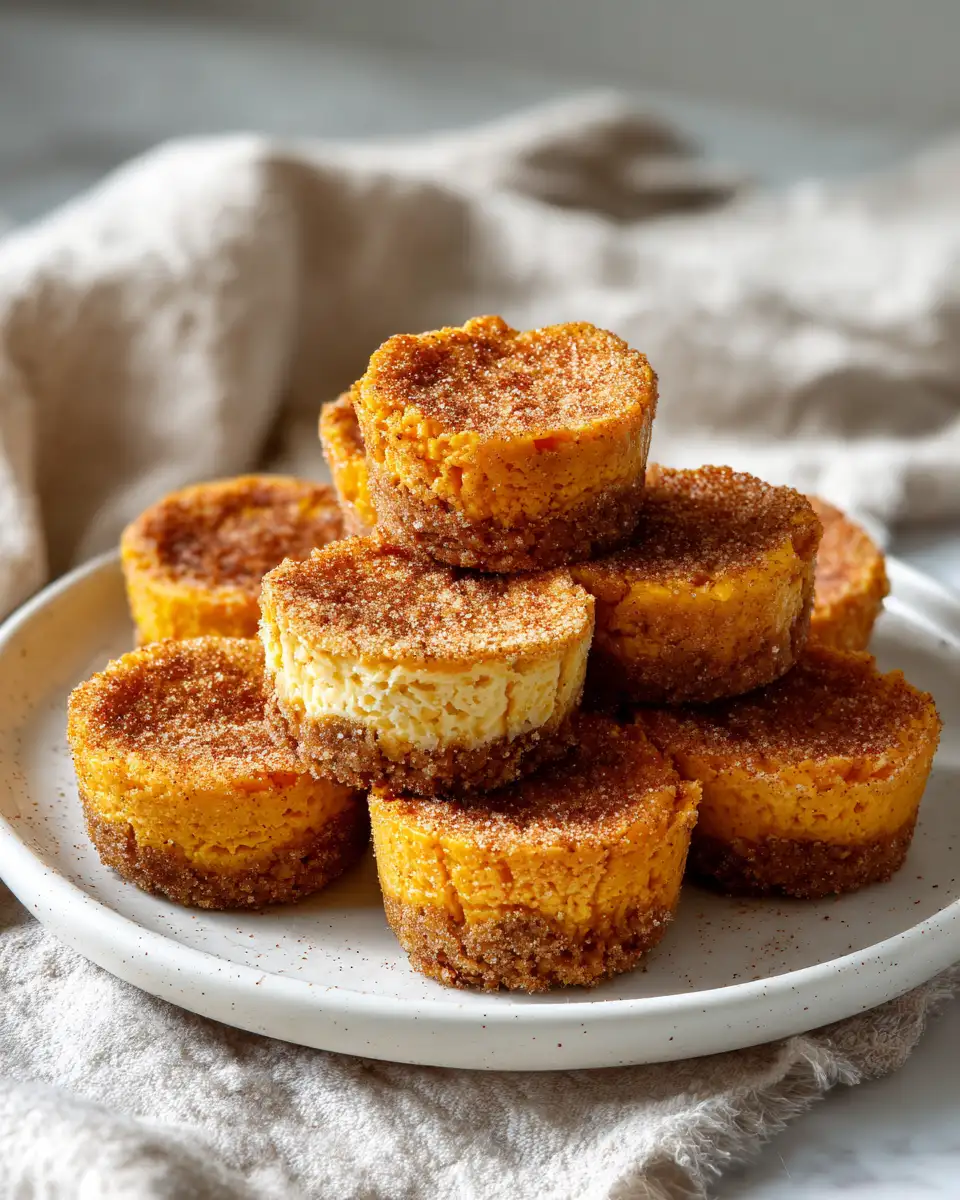 Irresistible Cinnamon Sugar Pumpkin Cheesecake Bites to Spice Up Your Fall - Featured Image