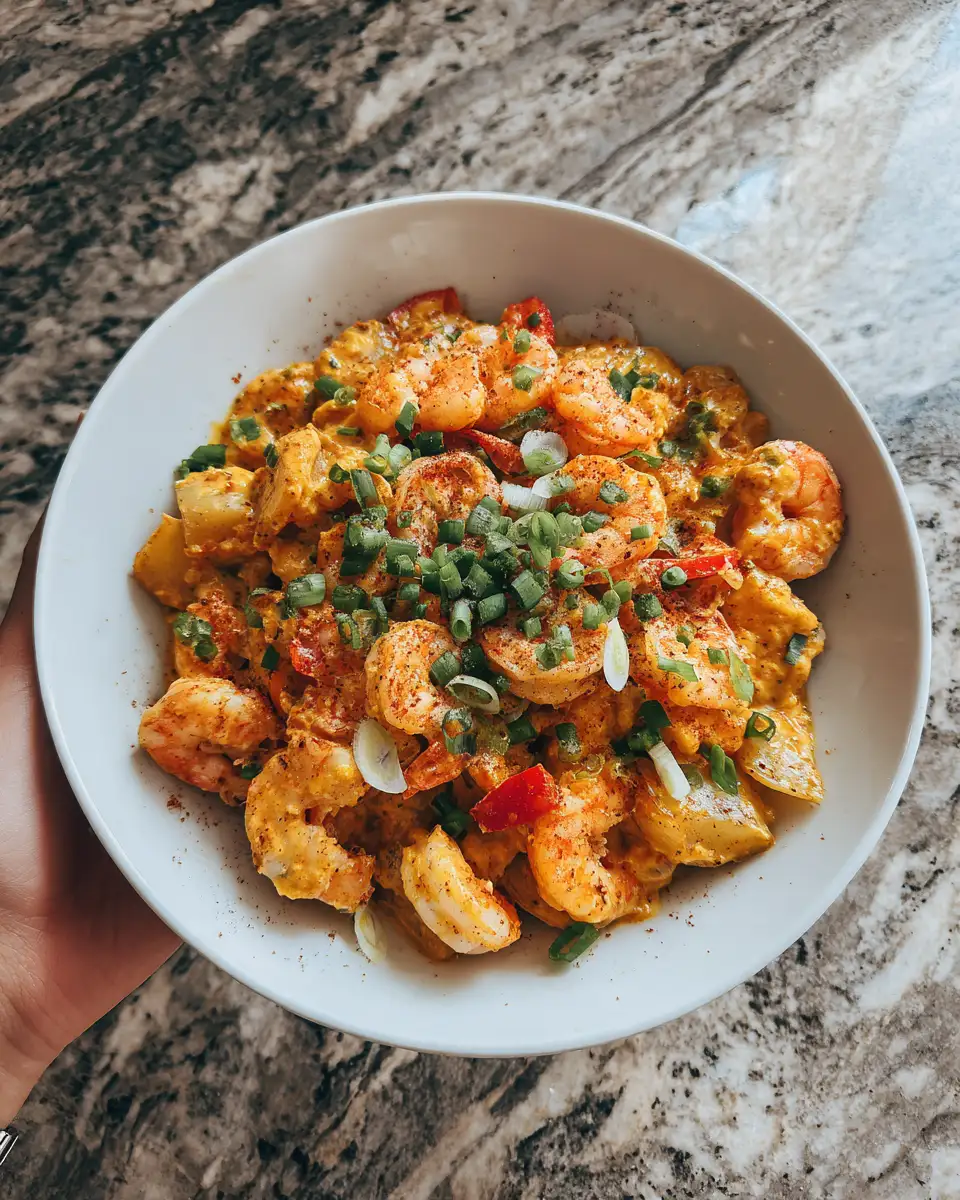 Sizzle and Spice: Dive into a Creamy Cajun Shrimp Potato Skillet Sensation 6 Final dish - Sizzle and Spice: Dive into a Creamy Cajun Shrimp Potato Skillet Sensation