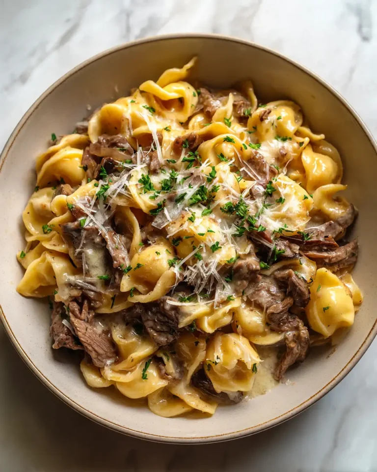 Indulge in Comfort: Creamy French Onion Beef Pasta Bliss - Featured Image