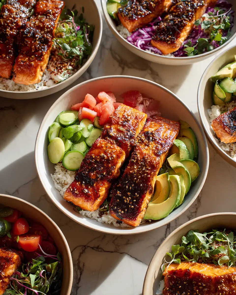 Savor the Sweet Heat: Irresistible Crispy Hot Honey Salmon Bowls - Featured Image