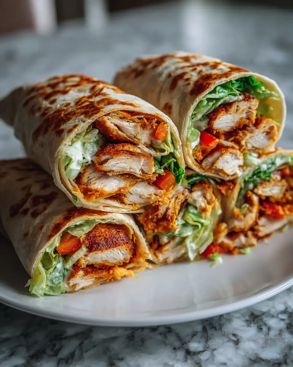 Crispy Parmesan Ranch Chicken Wraps: A Flavor-Packed Delight - Featured Image