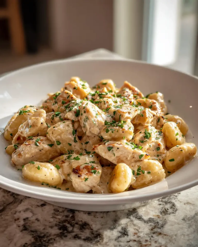 Creamy Garlic Butter Chicken Alfredo Gnocchi: A Comfort Food Dream - Featured Image