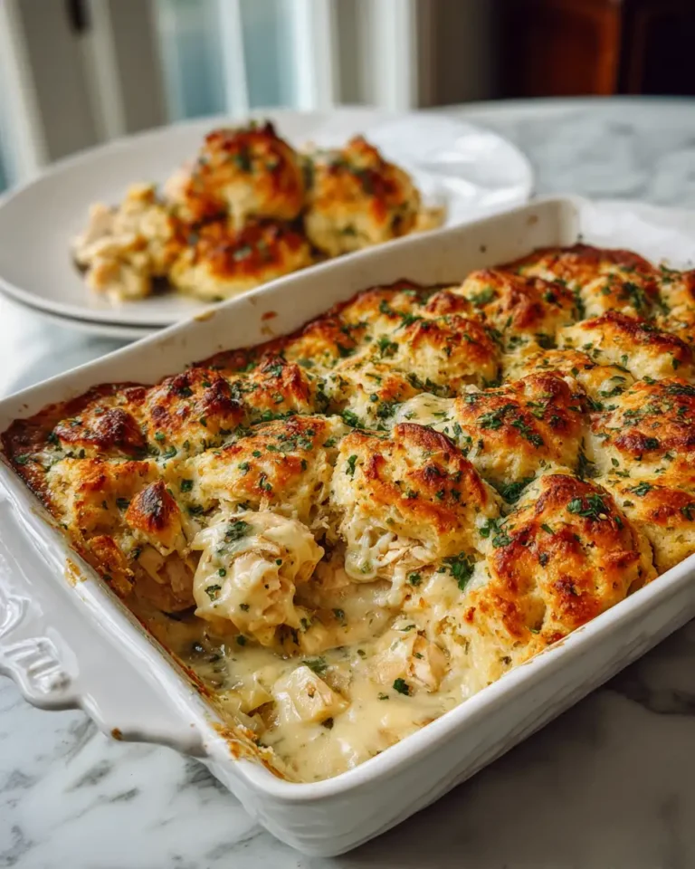 Irresistible Garlic Butter Chicken Biscuit Casserole: A Comfort Food Dream - Featured Image