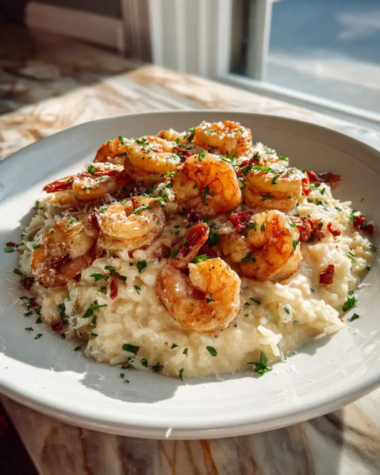 Creamy Garlic Butter Shrimp Alfredo Rice: A Decadent Dinner Delight - Featured Image