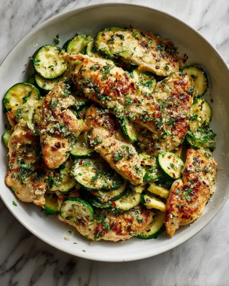 Sizzle Up Your Dinner with Garlic Parmesan Chicken Zucchini Skillet - Featured Image