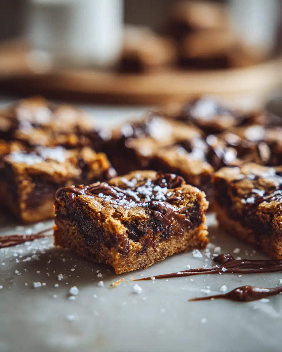 Indulge in the Ultimate Gooey Caramel Chocolate Chip Blondies Delight - Featured Image
