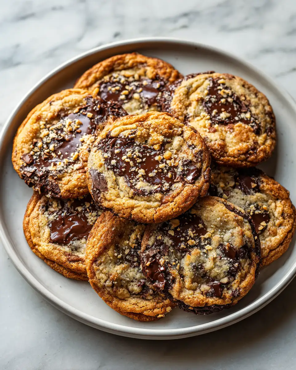 Indulge in Heaven with Gooey Chocolate Chip Cheesecake Cookies 6 Final dish - Indulge in Heaven with Gooey Chocolate Chip Cheesecake Cookies