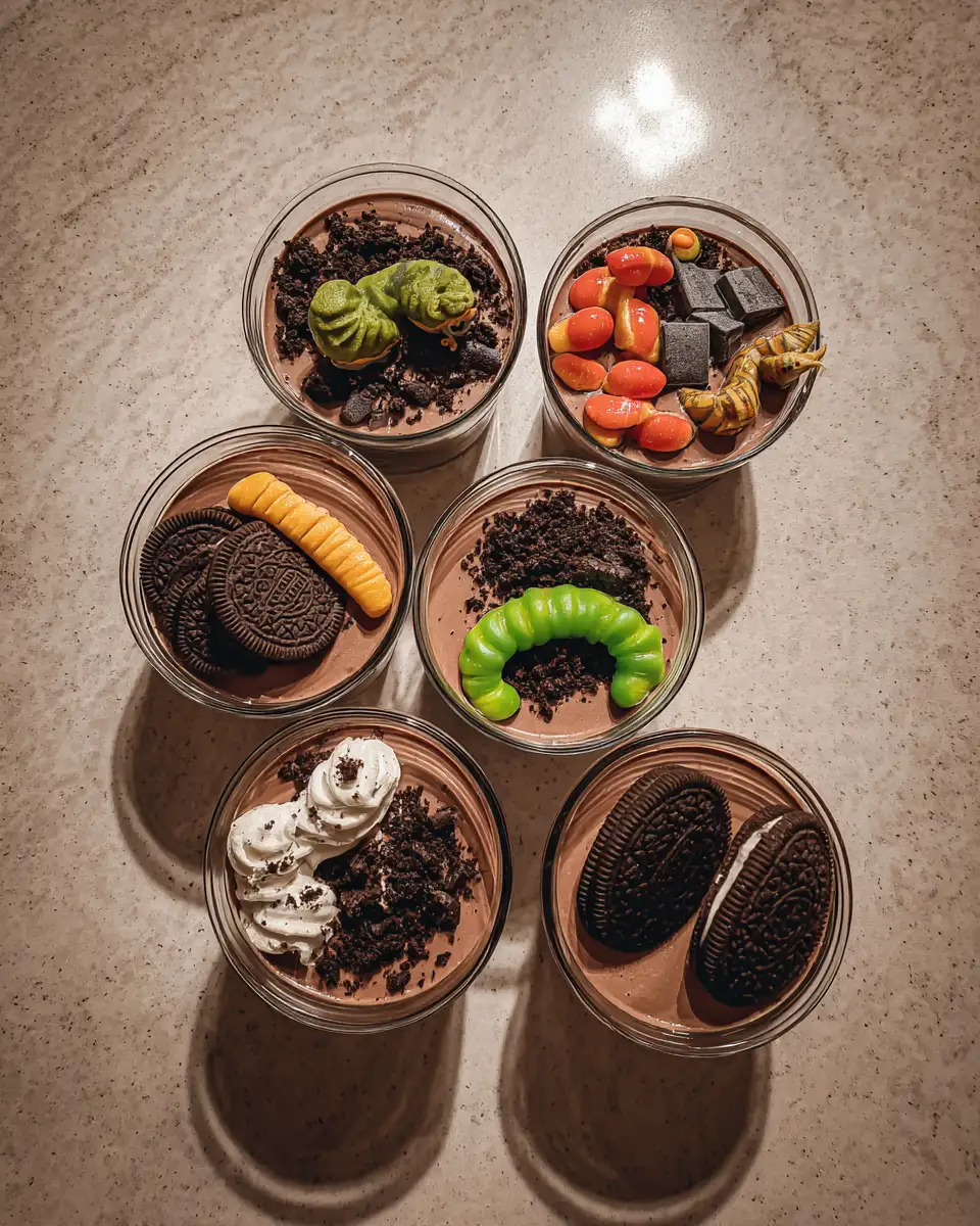 Ingredients for Spook-tacular Graveyard Pudding Cups for a Hauntingly Delicious Treat
