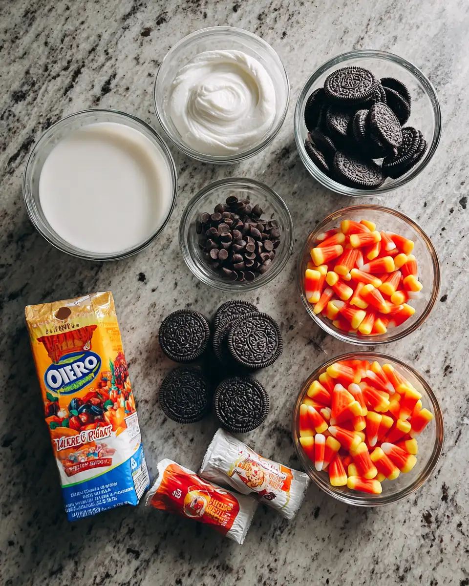Ingredients for Spooktacular Halloween Dirt Cups That'll Bewitch Your Taste Buds