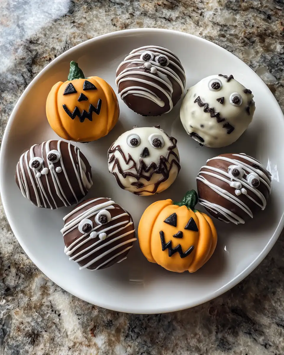 Final dish - Spooktacular Halloween Oreo Balls: A Ghoulishly Delicious Treat