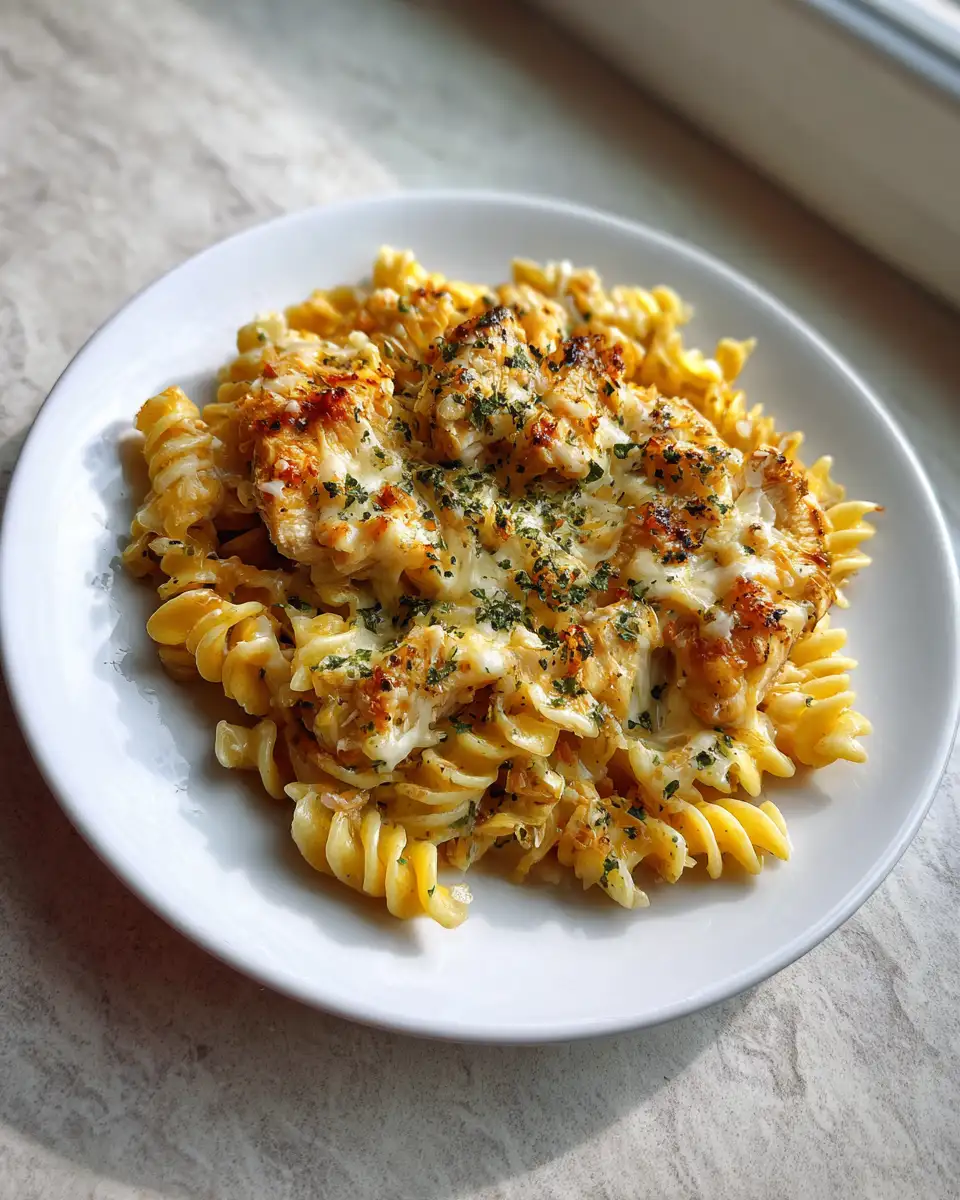 Irresistible Honey Garlic Chicken Alfredo Bake: A Sweet and Savory Delight - Featured Image