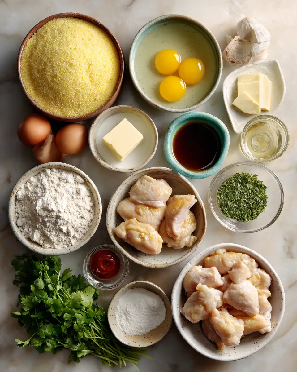 Sizzling Hot Honey Chicken Cornbread Bowls That Will Spice Up Your Dinner 4 Ingredients for Sizzling Hot Honey Chicken Cornbread Bowls That Will Spice Up Your Dinner