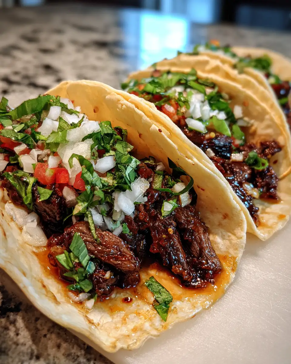 Sizzling Hot Honey Garlic Beef Tacos: A Flavor Explosion 6 Final dish - Sizzling Hot Honey Garlic Beef Tacos: A Flavor Explosion