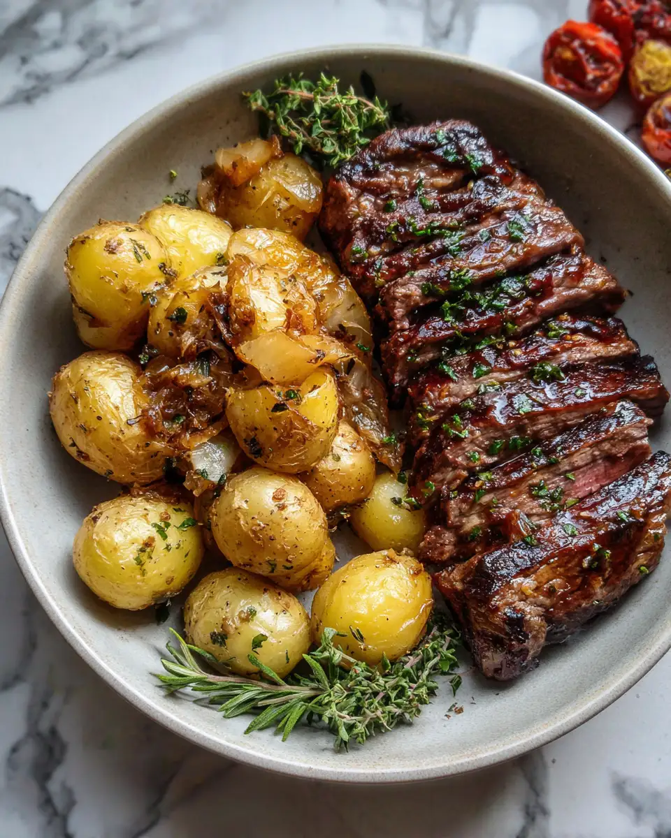 Sizzle and Spice: Hot Honey Steak Potato Bowls That Wow 6 Final dish - Sizzle and Spice: Hot Honey Steak Potato Bowls That Wow