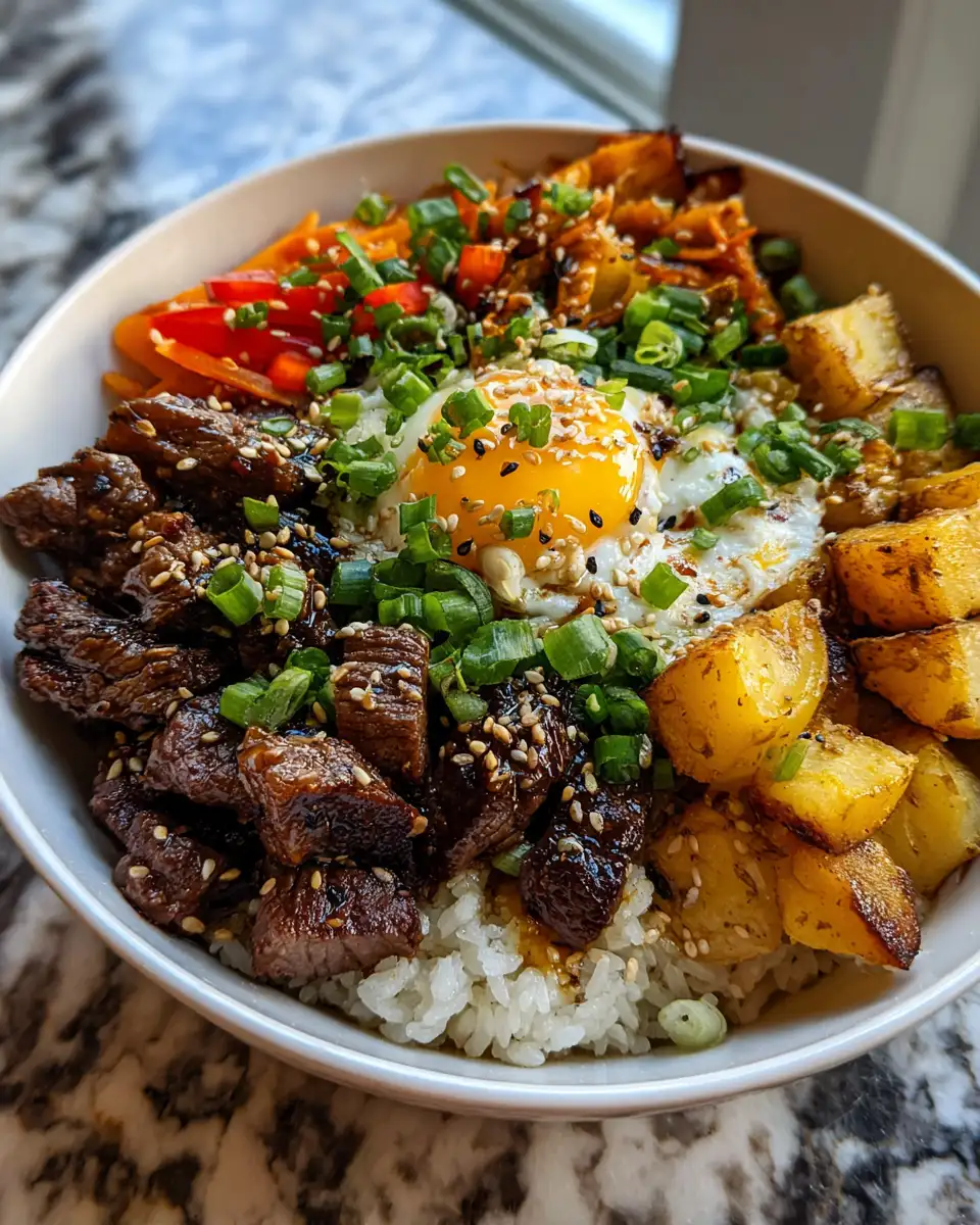 Final dish - Savor the Flavor: Korean BBQ Beef Potato Bowls That Wow