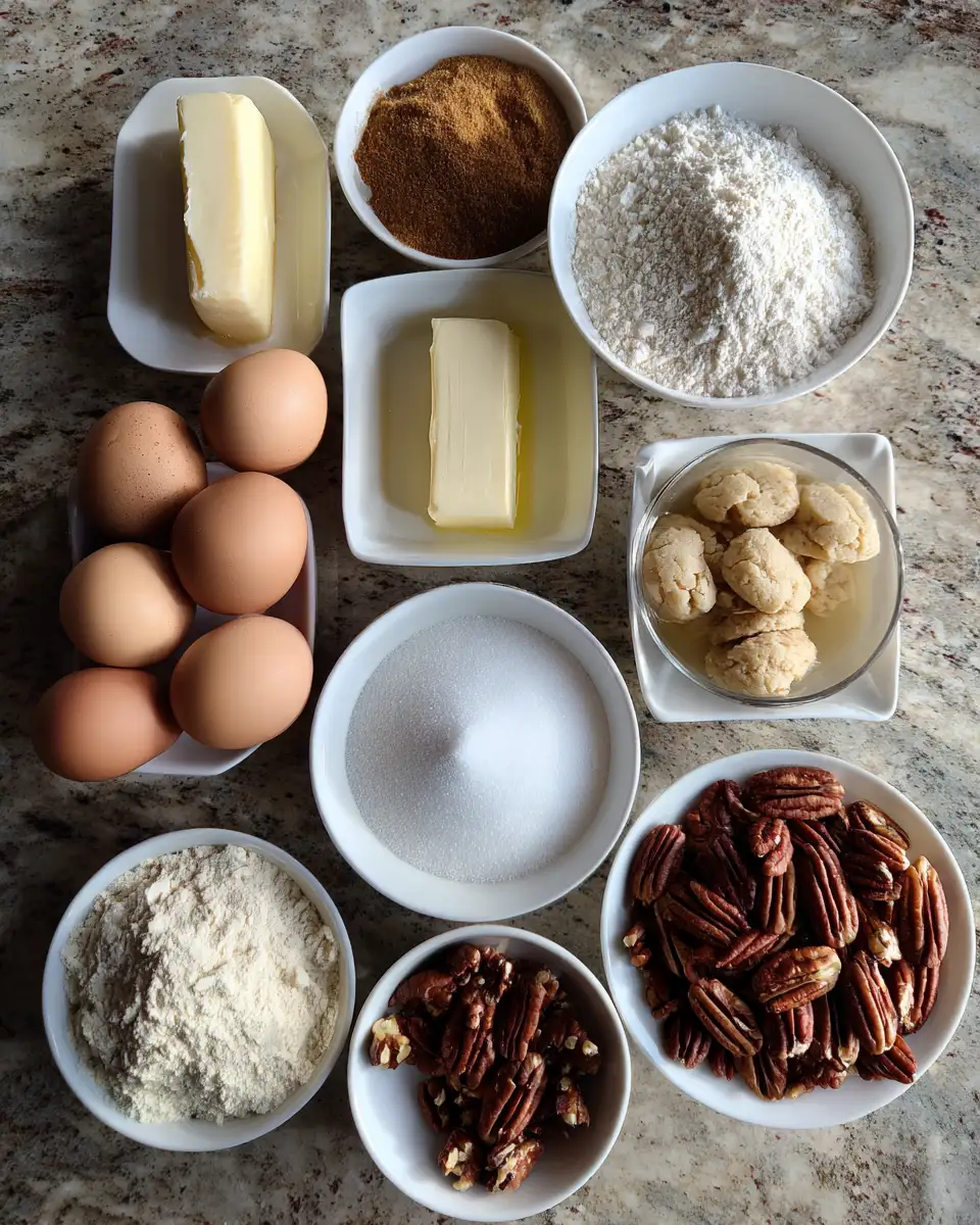 Ingredients for Sweet Symphony: Maple Brown Sugar Pecan Cookies Delight